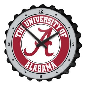 Alabama Crimson Tide --- Bottle Cap Wall Clock