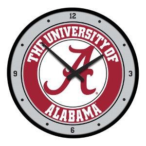 Alabama Crimson Tide --- Modern Disc Wall Clock