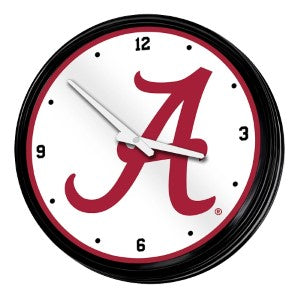 Alabama Crimson Tide --- Retro Lighted Wall Clock