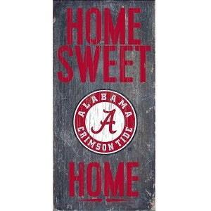 Alabama Crimson Tide --- Home Sweet Home Wood Sign