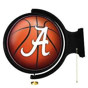 Alabama Crimson Tide (basketball) --- Original Round Rotating Lighted Wall Sign
