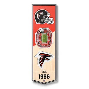Atlanta Falcons --- 3-D StadiumView Banner - Small