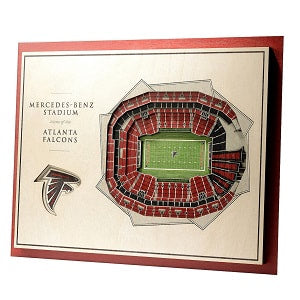 Atlanta Falcons --- 5-Layer StadiumView Wall Art