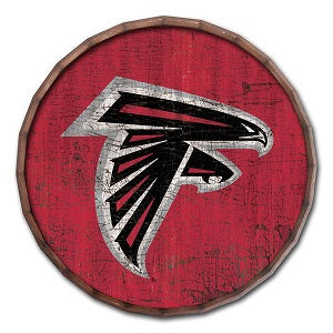 Atlanta Falcons --- Crackle Finish Barrel Top Sign