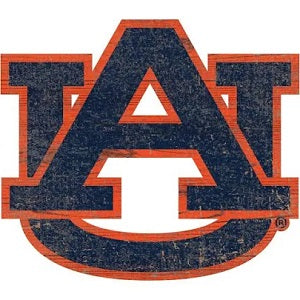 Auburn Tigers --- Distressed Logo Cutout Sign