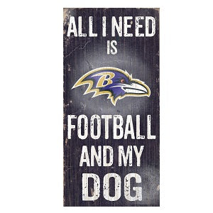 Baltimore Ravens --- All I Need Wood Sign