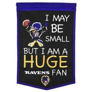 Baltimore Ravens --- Lil Fan Traditions Banner