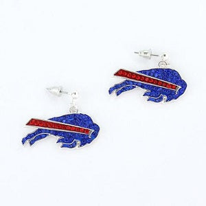 Buffalo Bills --- Crystal Logo Earrings