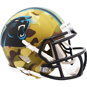 Carolina Panthers --- Camo Mini Helmet