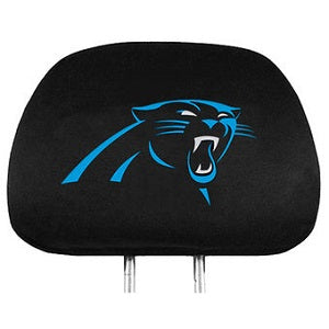 Carolina Panthers --- Head Rest Covers