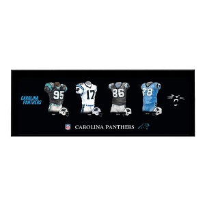 Carolina Panthers --- Legacy Uniform Plaque