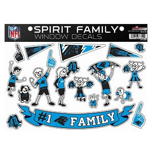 Carolina Panthers --- Spirit Family Window Decal