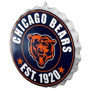 Chicago Bears --- Bottle Cap Sign