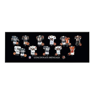 Cincinnati Bengals --- Legacy Uniform Plaque