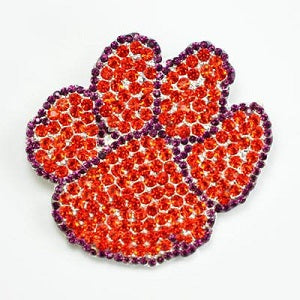 Clemson Tigers --- Crystal Logo Pin