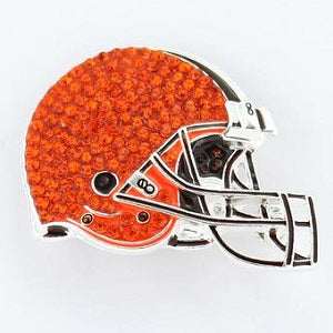 Cleveland Browns --- Crystal Logo Pin