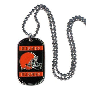 Cleveland Browns --- Neck Tag Necklace