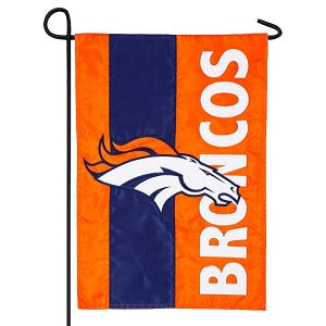 Denver Broncos --- Embroidered Logo Applique Flag
