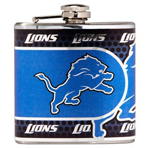 Detroit Lions --- Stainless Steel Flask
