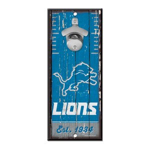 Detroit Lions --- Bottle Opener Sign