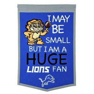 Detroit Lions --- Lil Fan Traditions Banner