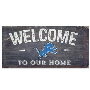 Detroit Lions --- Welcome to Our Home Sign