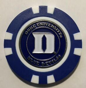 Duke Blue Devils --- Poker Chip Ball Marker