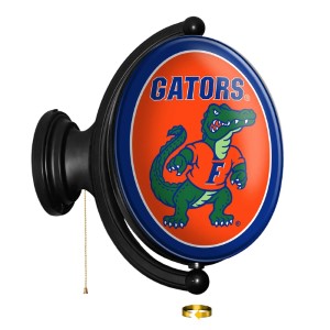 Florida Gators (Albert Gator) --- Original Oval Rotating Lighted Wall Sign