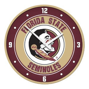 Florida State Seminoles --- Modern Disc Wall Clock