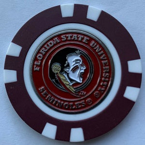 Florida State Seminoles --- Poker Chip Ball Marker