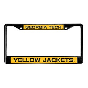 GA Tech Yellow Jackets --- Laser Cut License Plate Frame
