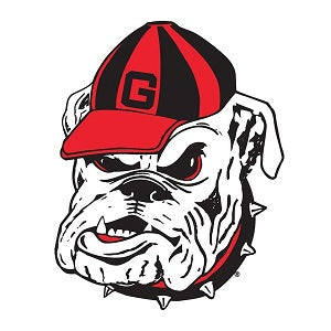 Georgia Bulldogs --- 12in Logo Magnet