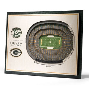 Green Bay Packers --- 5-Layer StadiumView Wall Art