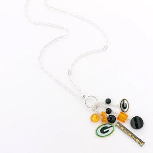 Green Bay Packers --- Cluster Necklace