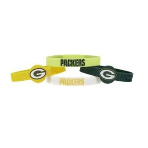 Green Bay Packers --- Silicone Bracelets 4-pk