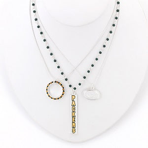 Green Bay Packers --- Trio Necklace