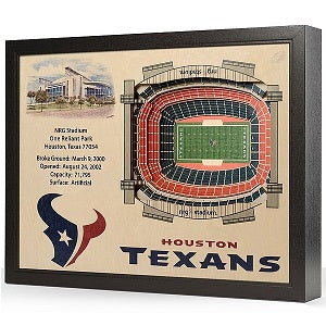 Houston Texans --- 25-Layer StadiumView 3D Wall Art