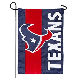 Houston Texans --- Embroidered Logo Applique Flag