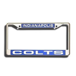 Indianapolis Colts --- Laser Cut License Plate Frame