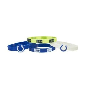 Indianapolis Colts --- Silicone Bracelets 4-pk