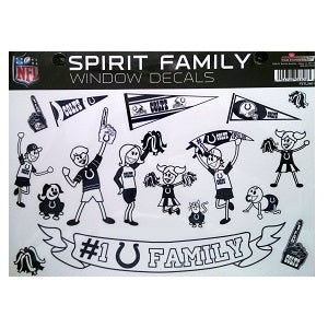 Indianapolis Colts --- Spirit Family Window Decal