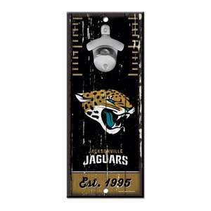Jacksonville Jaguars --- Bottle Opener Sign