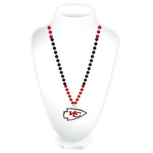 Kansas City Chiefs --- Mardi Gras Beads