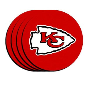 Kansas City Chiefs --- Neoprene Coasters 4-pk