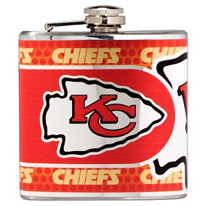 Kansas City Chiefs --- Stainless Steel Flask