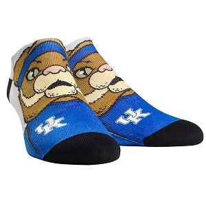 Kentucky Wildcats --- Mascot Low Cut Socks