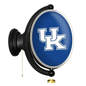 Kentucky Wildcats (blue) --- Original Oval Rotating Lighted Wall Sign