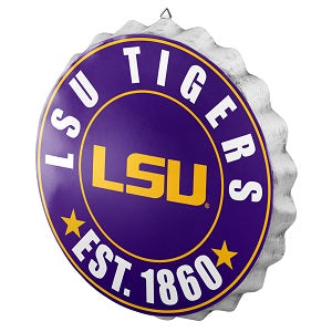 LSU Tigers --- Bottle Cap Sign