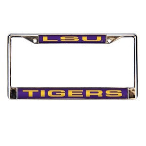 LSU Tigers --- Laser Cut License Plate Frame