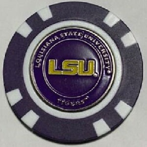 LSU Tigers --- Poker Chip Ball Marker